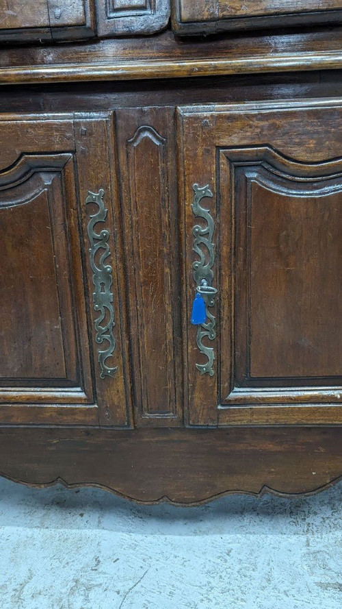 Facciata Credenza Luigi XV, XVIII Secolo In Noce