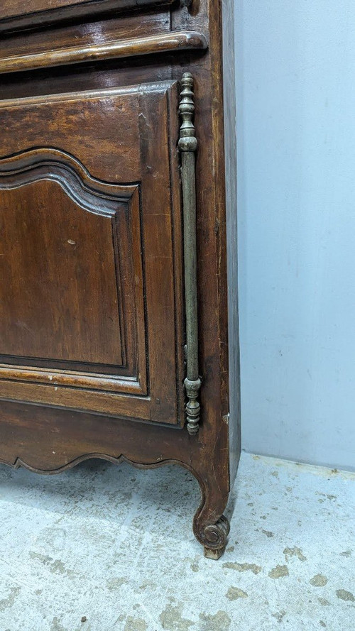 Facciata Credenza Luigi XV, XVIII Secolo In Noce