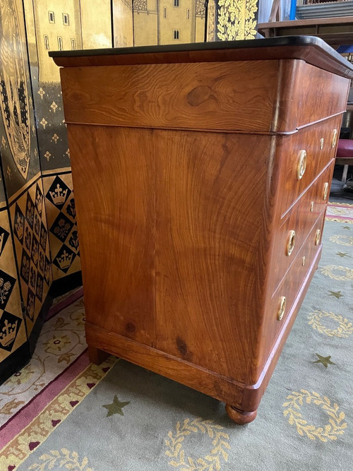 Empire elm chest of drawers