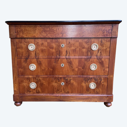 Empire elm chest of drawers