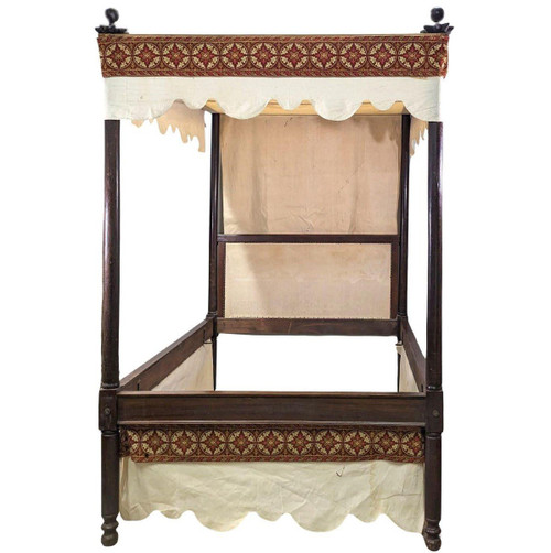 Renaissance Style Four-Poster Bed, 19th Century