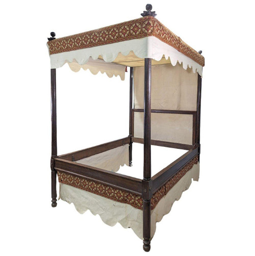 Renaissance Style Four-Poster Bed, 19th Century