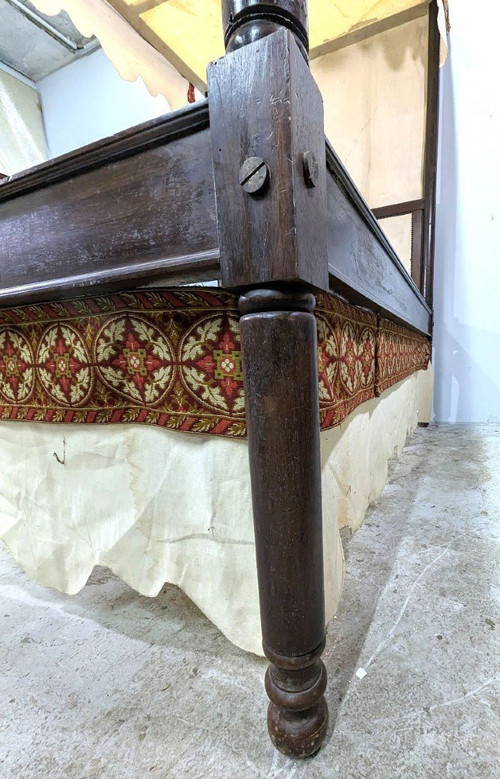 Renaissance Style Four-Poster Bed, 19th Century