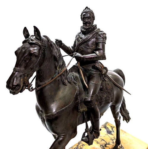 Statua equestre di Enrico IV a cavallo del XIX secolo