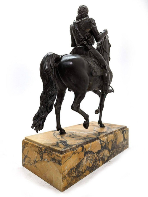 Statua equestre di Enrico IV a cavallo del XIX secolo