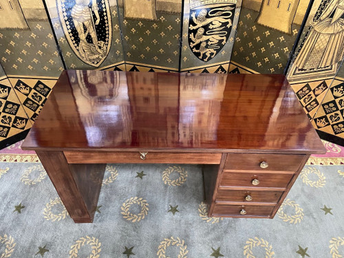 Art Deco Mahogany Desk