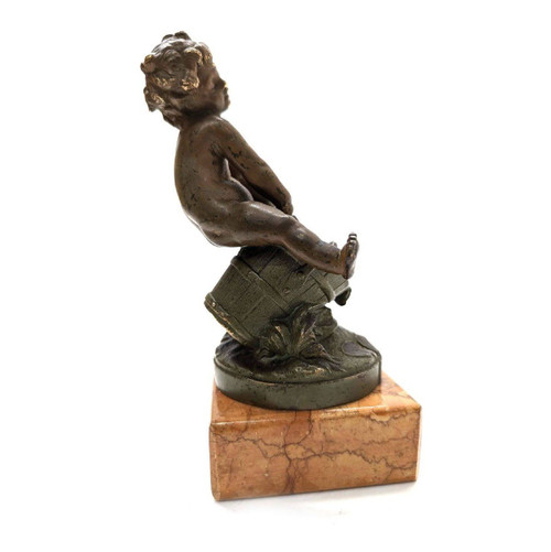 Bronze Pyrogen with Double Patina circa 1900