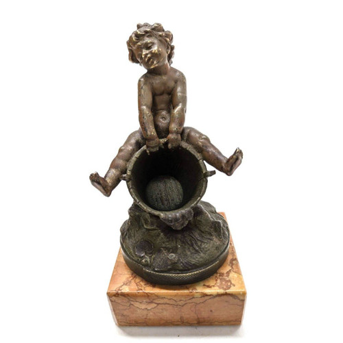 Bronze Pyrogen with Double Patina circa 1900