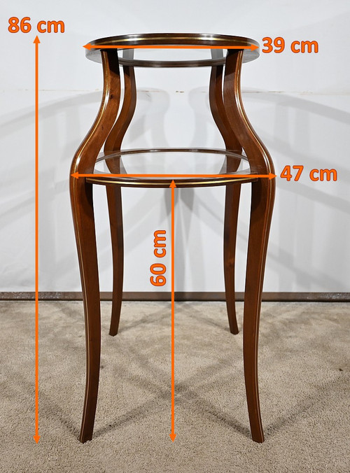 Table de Service en Acajou massif, style Transition louis XV / Louis XVI – 2ème partie XIXe