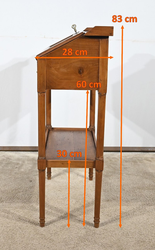 Petit Bureau de Pente en Merisier, style Louis XVI – Début XIXe