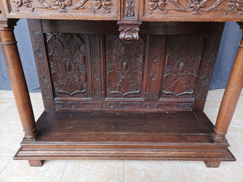 Renaissance sideboard in carved oak