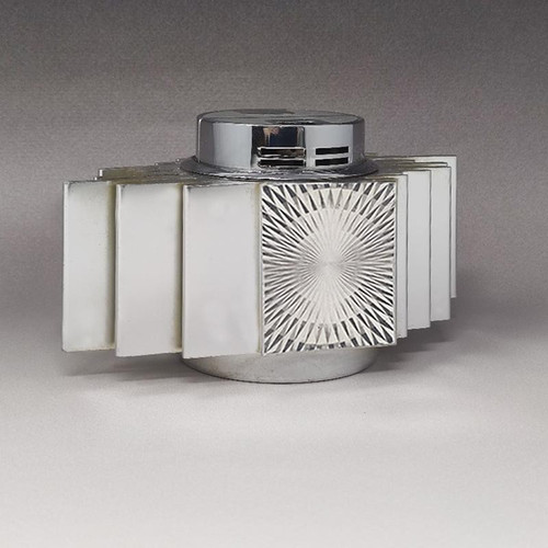 Magnifique briquet de table des années 1960 par Sarome en aluminium.