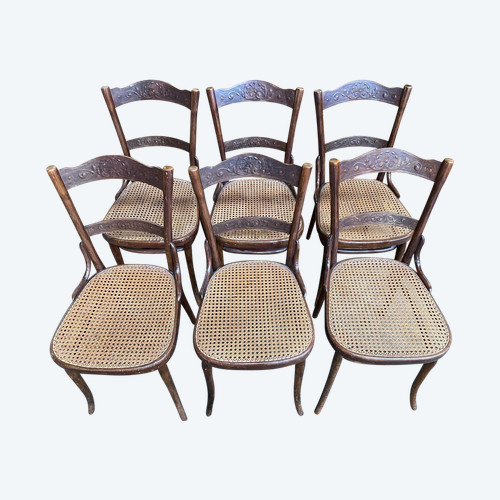 Suite Of 6 Bistro Chairs THONET 97