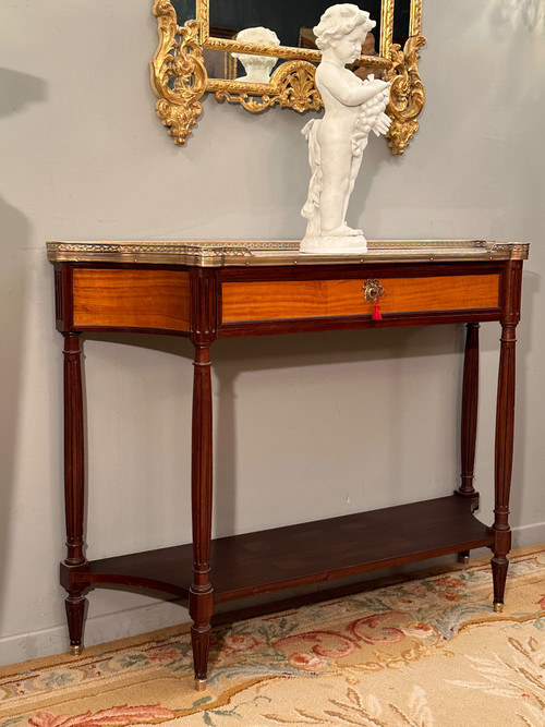 Louis XVI Mahogany Console Late 18th Century