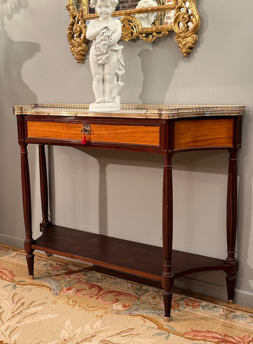 Louis XVI Mahogany Console Late 18th Century