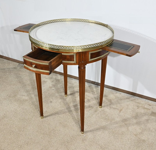 Mahogany Bouillotte Table, Louis XVI style – Mid-19th century