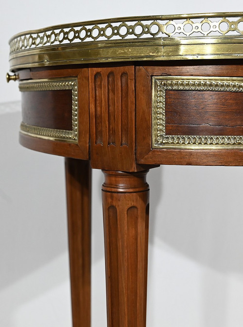 Mahogany Bouillotte Table, Louis XVI style – Mid-19th century