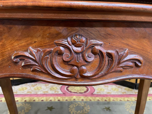 Louis XV walnut games table