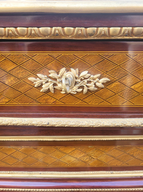 *Promotion *Sideboard auf Stützhöhe mit Intarsien, Napoleon III., 19. Jahrhundert