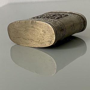 Silver Alloy Opium Box