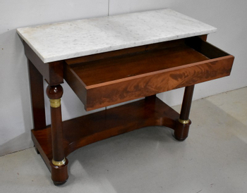 Mahogany Console, Empire Period - Early 19th Century