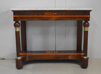 Mahogany Console, Empire Period - Early 19th Century