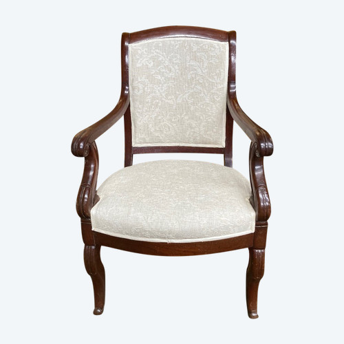 Restoration Period Mahogany Armchair