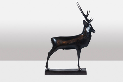 François Pompon. “Grand Cerf”, bronze, 2006 print.