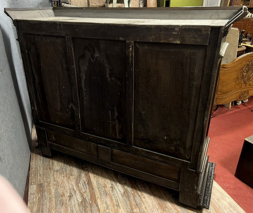 sideboard or valet cabinet in blackened wood Renaissance style circa 1850