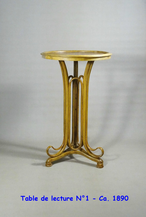 Table de lecture , Lese Tisch N°1 par Thonet - 1895 -Art nouveau