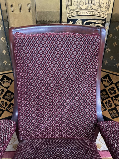 Fauteuil Voltaire estampillé J Ranselme