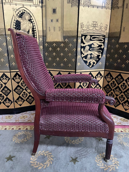 Fauteuil Voltaire estampillé J Ranselme