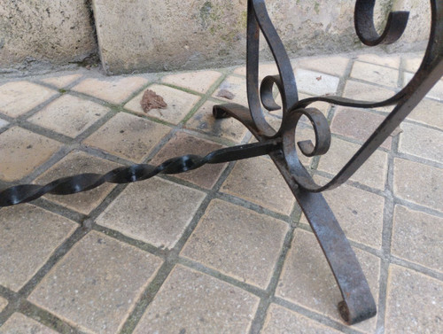 Rectangular Coffee Table - Roger Capron - Wrought Iron - Vallauris - c. 1960