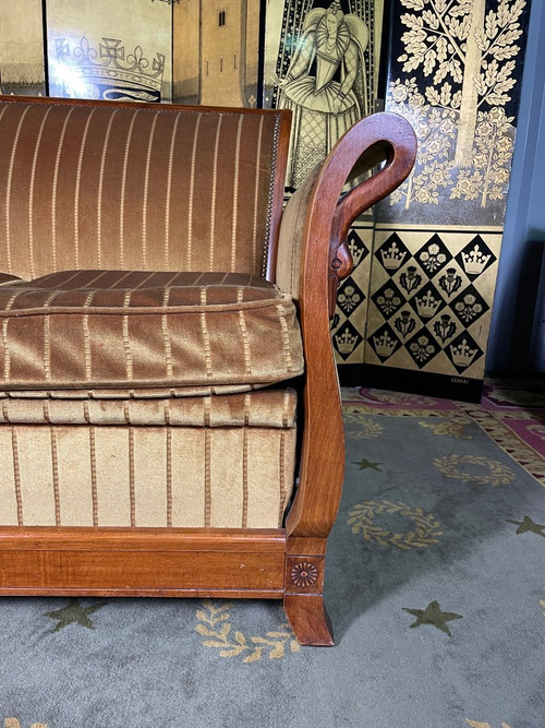 Empire Style Sofa Bed with Swan Neck