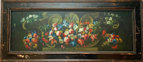 Large Flemish School Painting