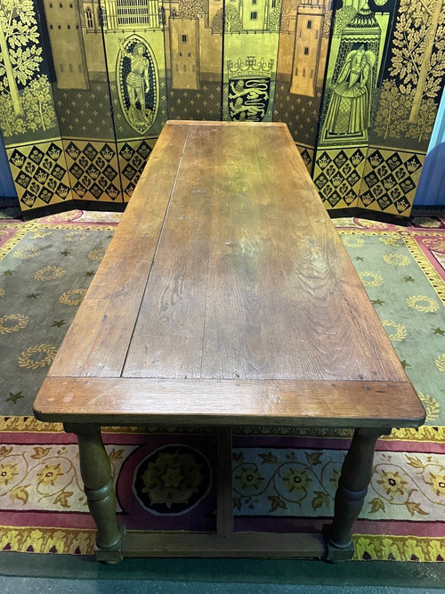 Farmhouse Table Louis XIII Style Oak