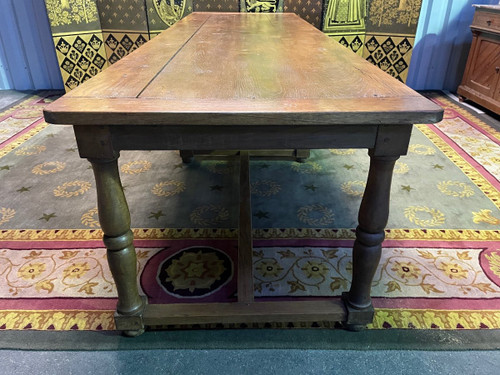 Farmhouse Table Louis XIII Style Oak