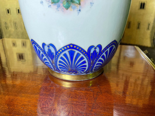 Pair Of Vases Limoges