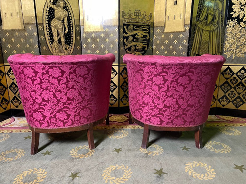 Pair Of Bergere Armchairs Art Deco period