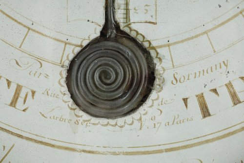 Réaumur Barometer-Thermometer aus vergoldetem Holz, Louis XVI-Zeit