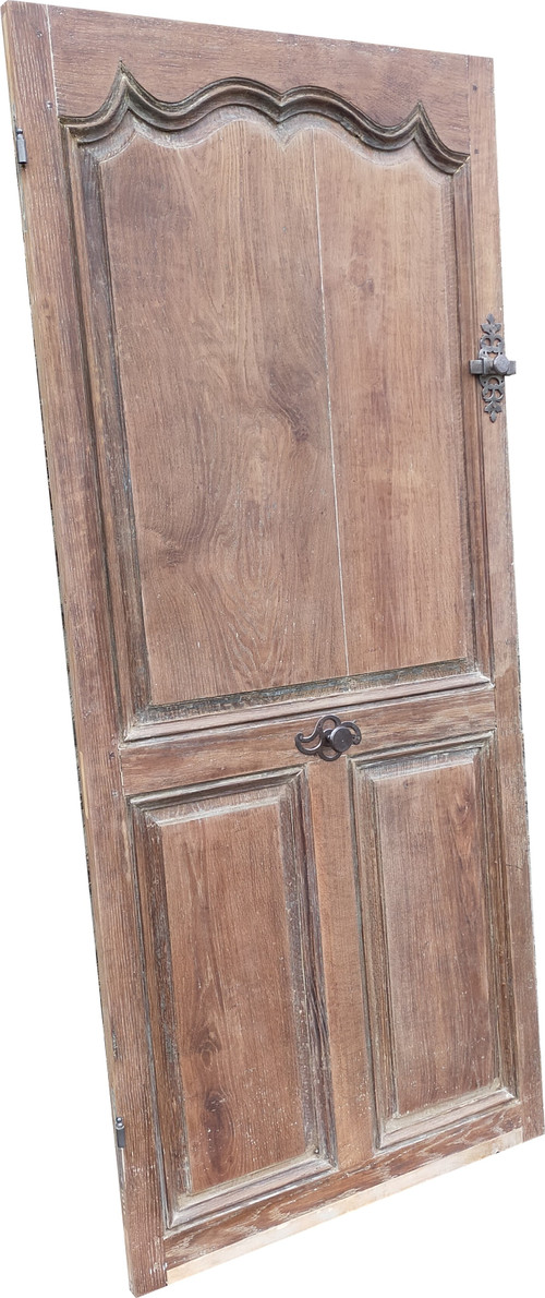 Beautiful Old Communication Door In Oak From The 18th Century Beautiful Ironwork