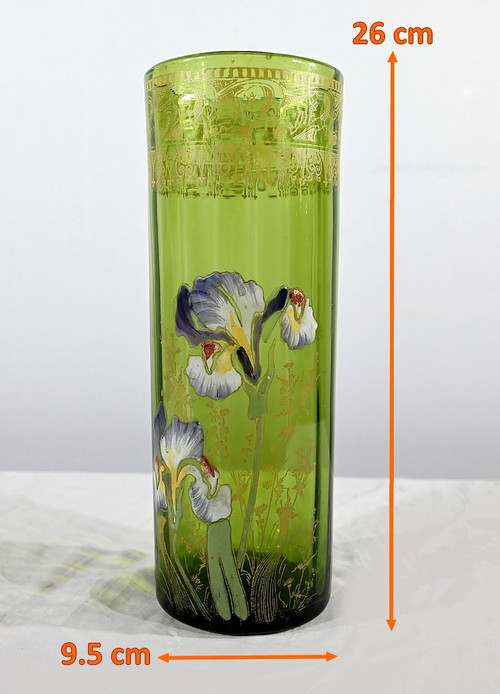 Legras Vase “Les Iris”, Art Nouveau – Late 19th Century