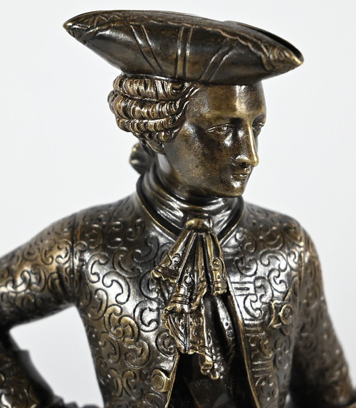 Bronze “The Gentleman with the Tricorn” – Late 19th century