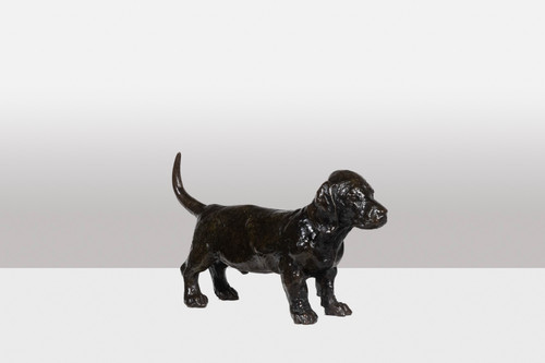 François Pompon. “Dog basset TOC”, bronze, 2006 print.