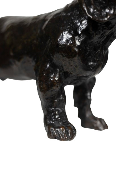 François Pompon. “Dog basset TOC”, bronze, 2006 print.