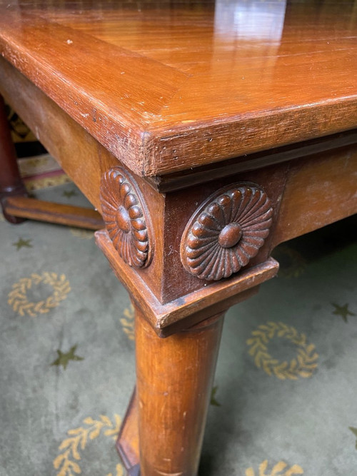 Dining Table or Library Work Table Empire / Napoleon III