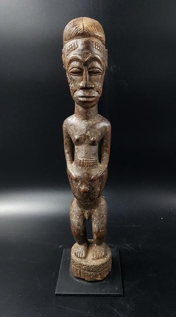 Baoulé Male Figure - Ivory Coast - Mid 20th Century