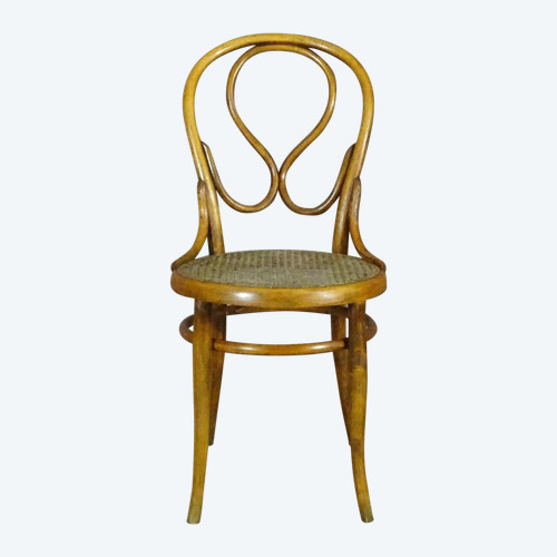 Thonet bistro chair N°20, circa 1890, new canework