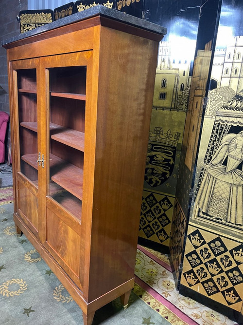 Bookcase - Display cabinet Louis XVI style