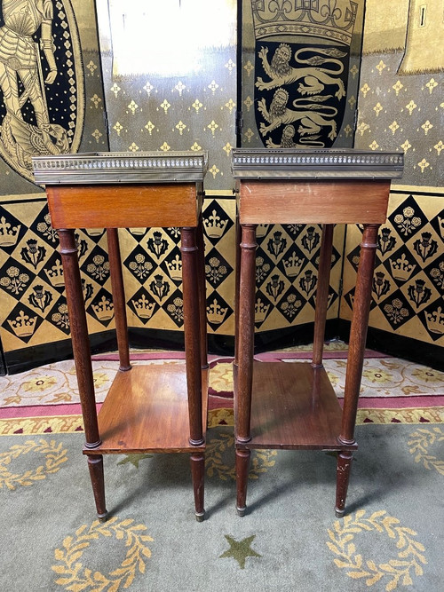 Pair Of Louis XVI Style Bedside Tables